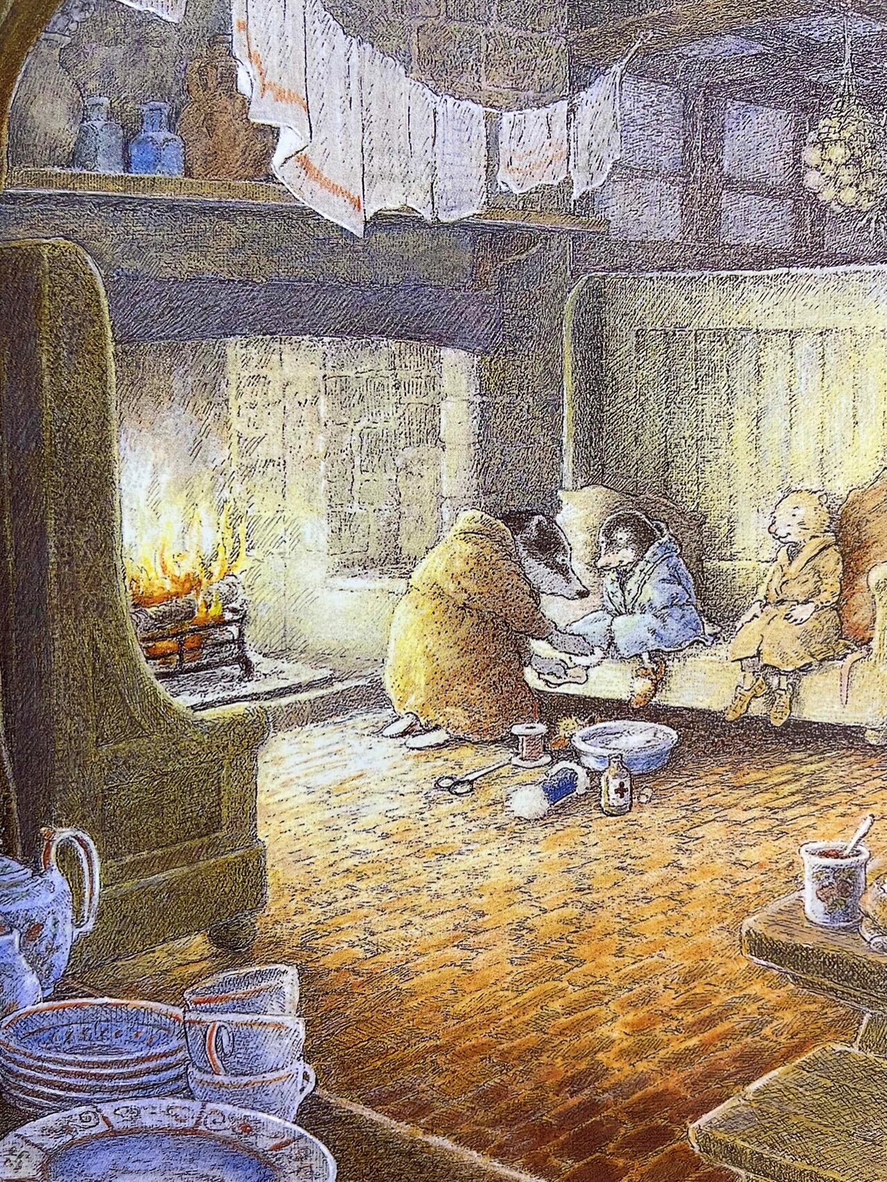 绘本画面  |  柳林风声 - the wind in the willows 	 作者:kenneth