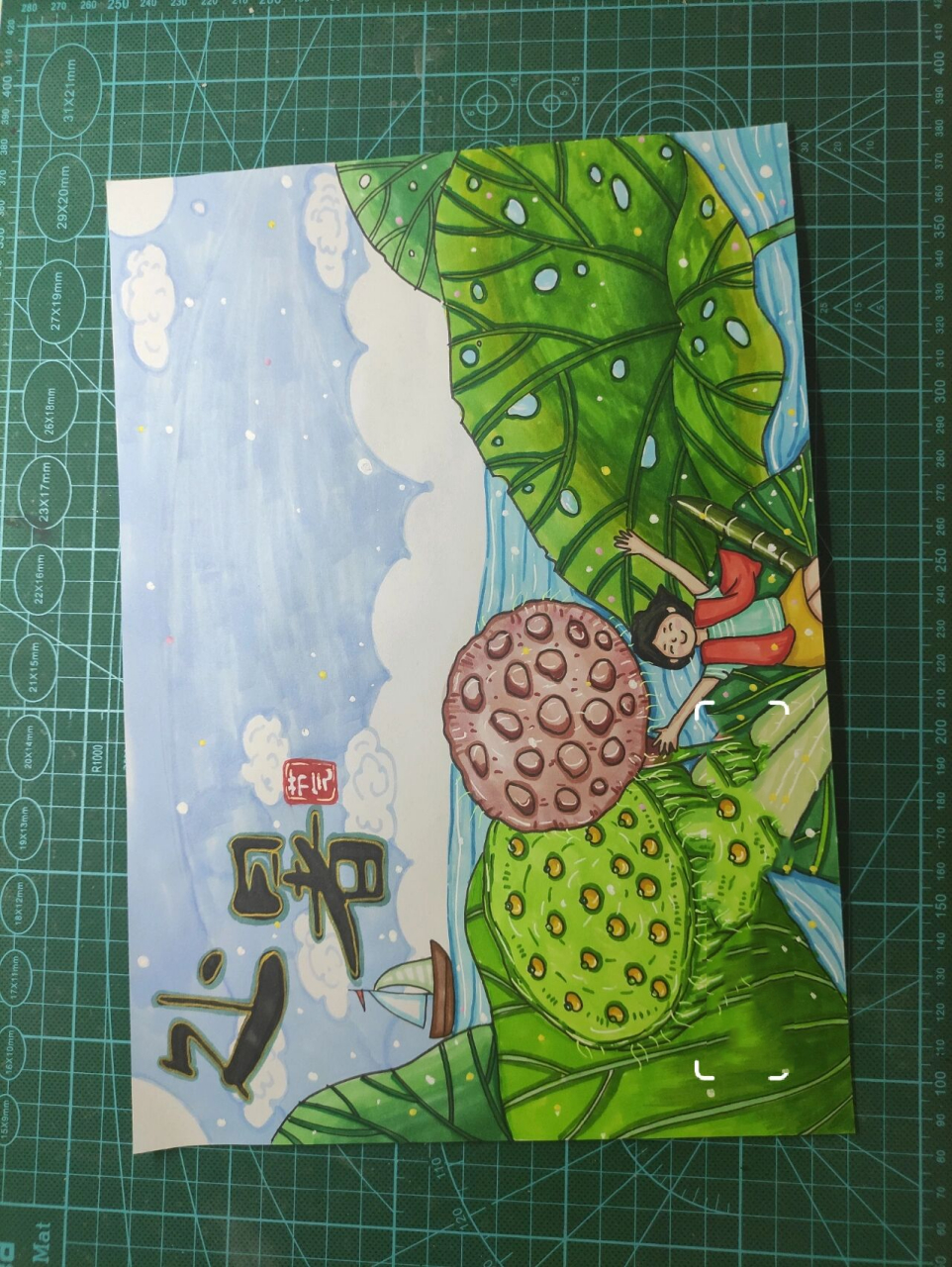 【处暑】节气/主题画/手抄报 手抄报素材分享