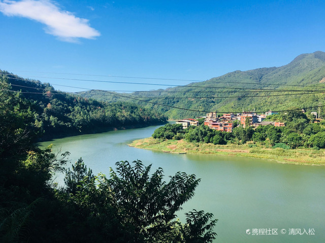 风景秀丽的泉州山美水库