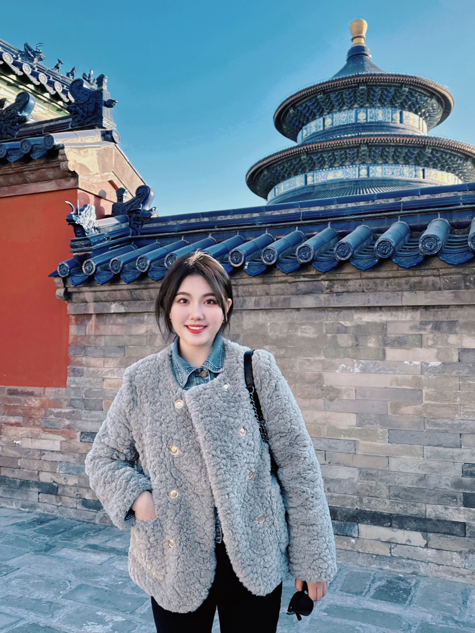 北京旅行day1—在天坛拍正儿八经的游客照 91 北京旅行第一站就去了