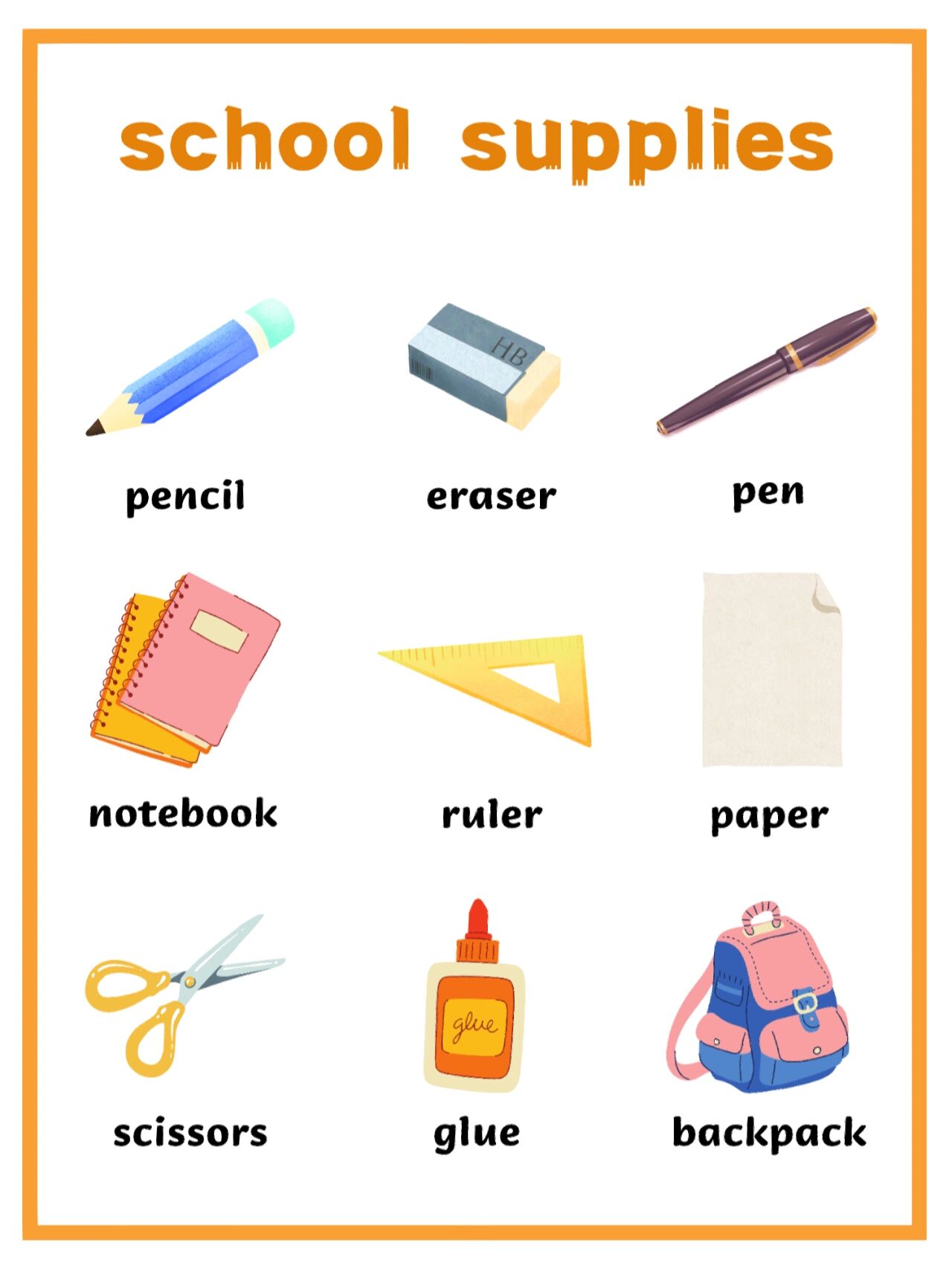 ️school supplies文具 ✏️pencil