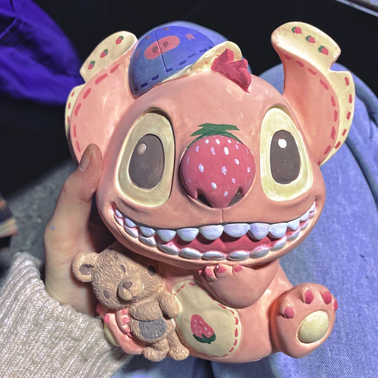 石膏娃娃史迪仔 耐心!(上色创意来自)