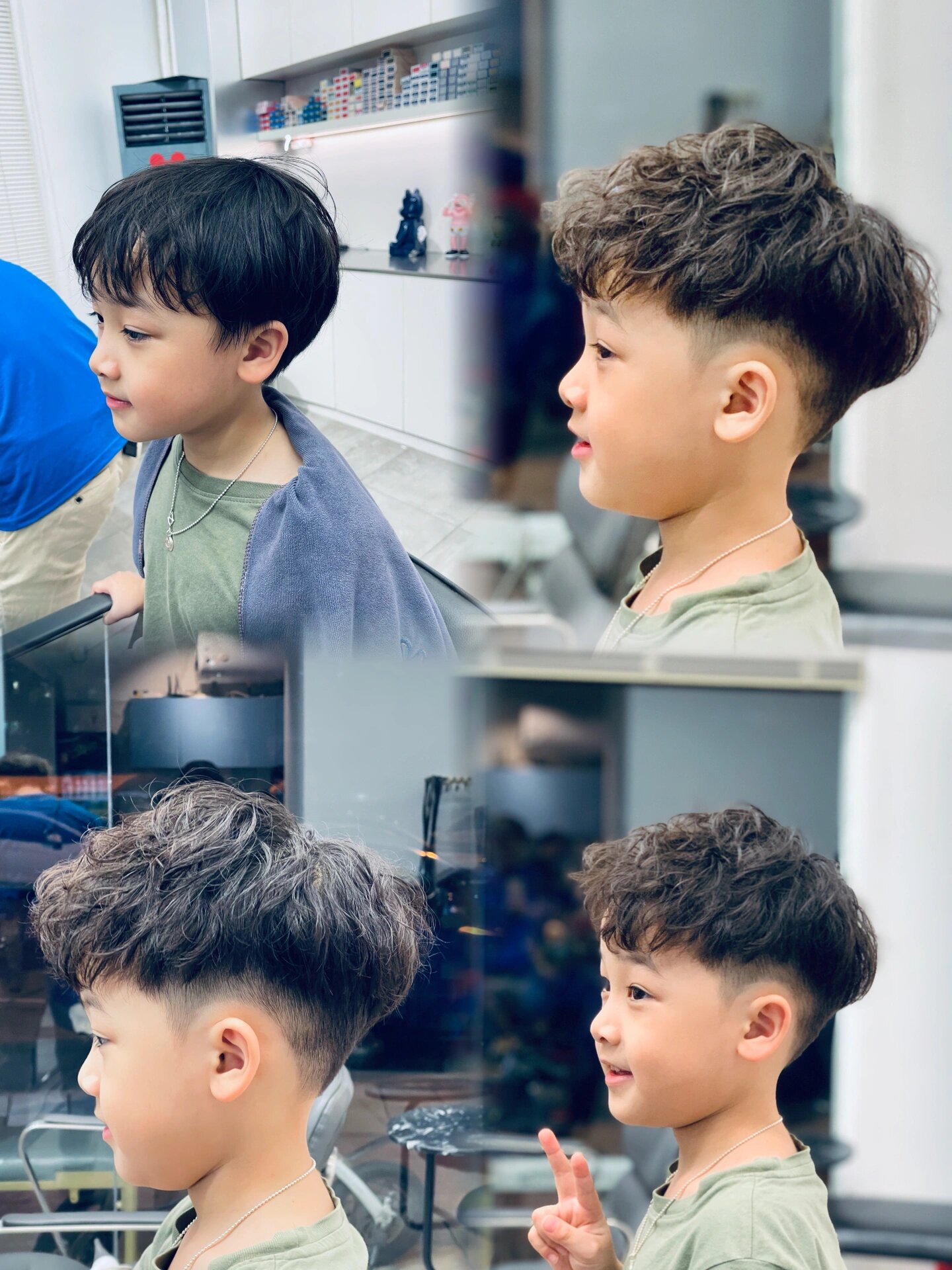 你的男孩可能就是差个发型