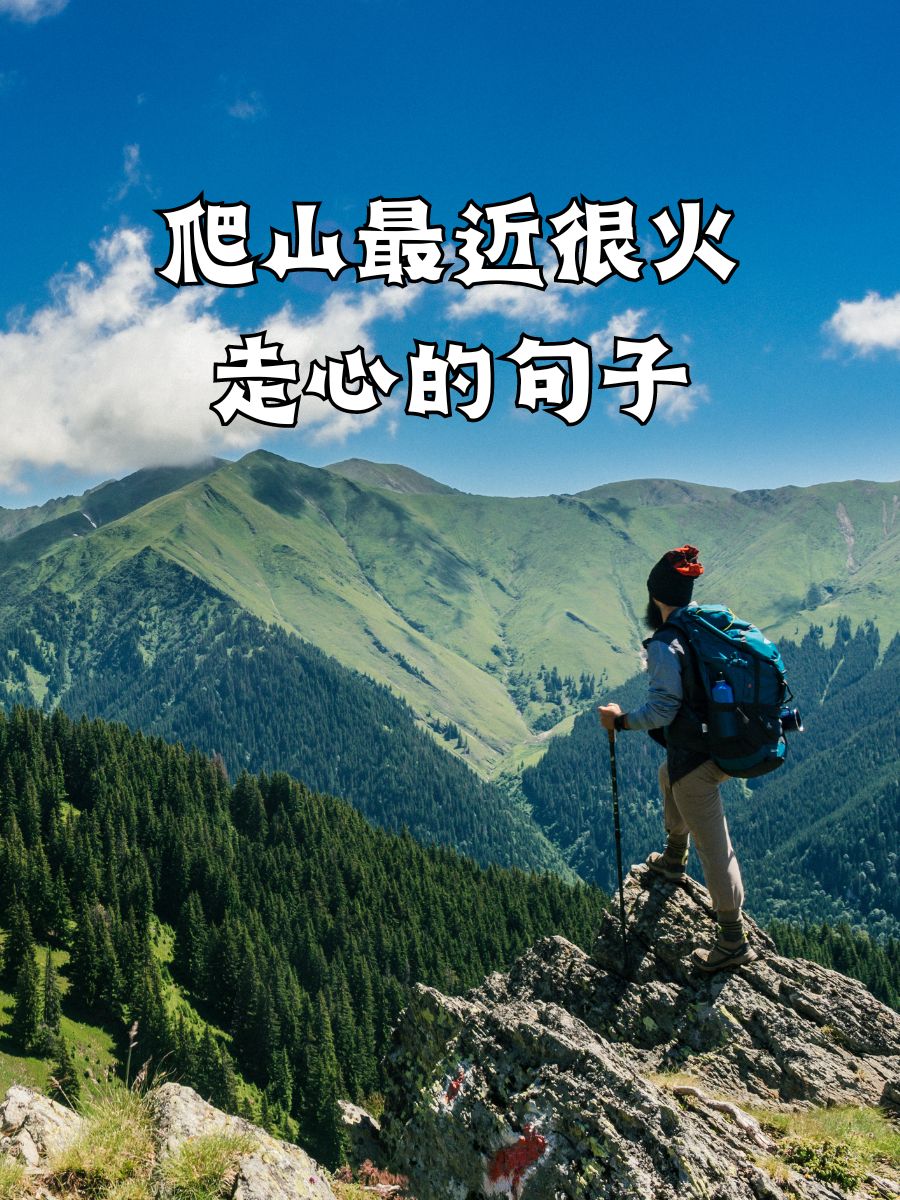 爬山最近很火走心的句子 1. .@剧本心动的动态