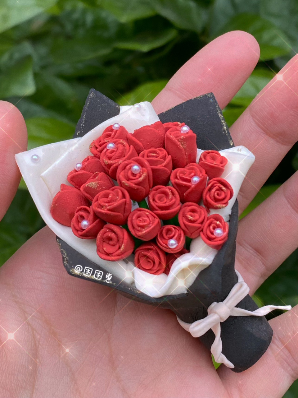 迟到的情人节玫瑰花束
