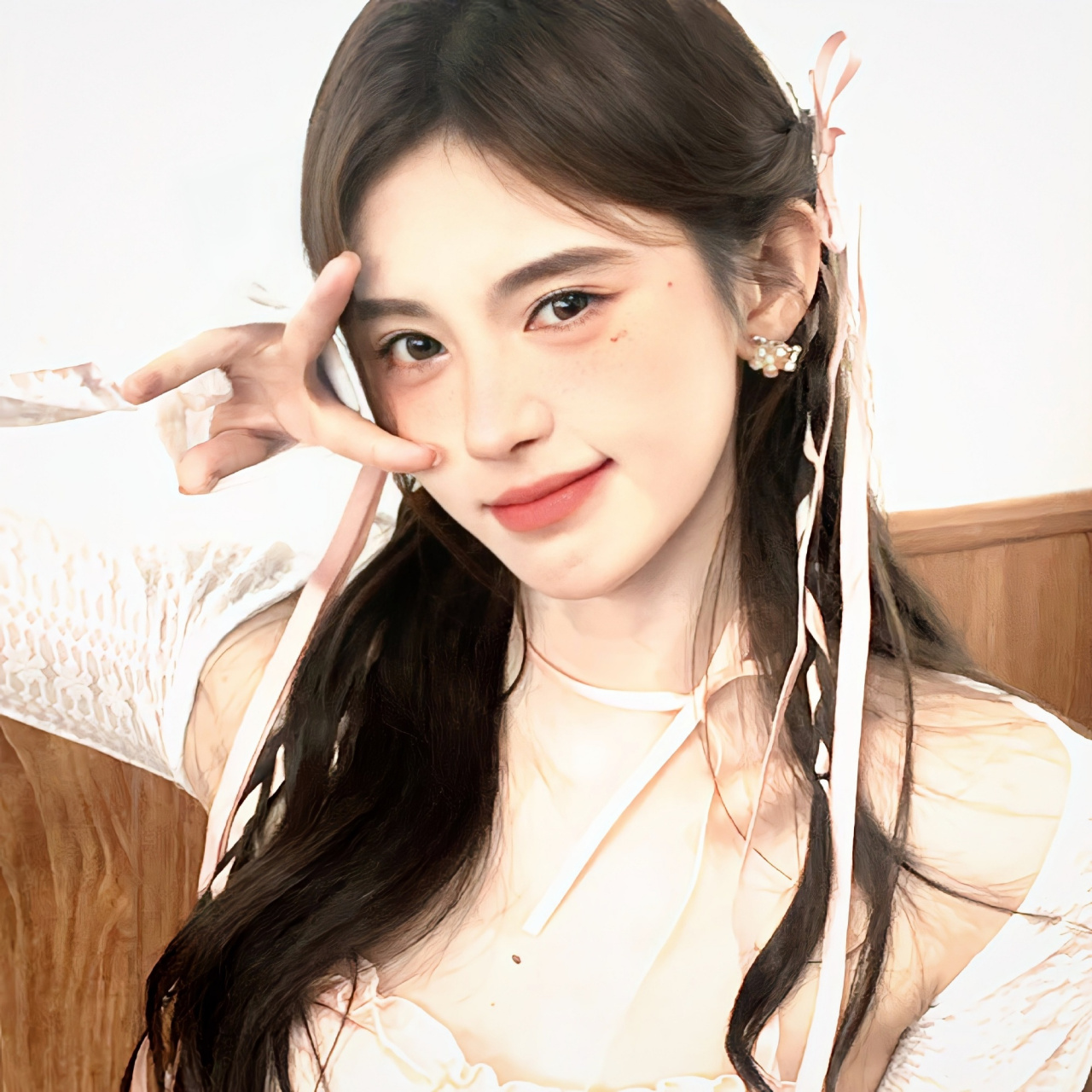 鞠婧祎的一组元气小清新头像合集