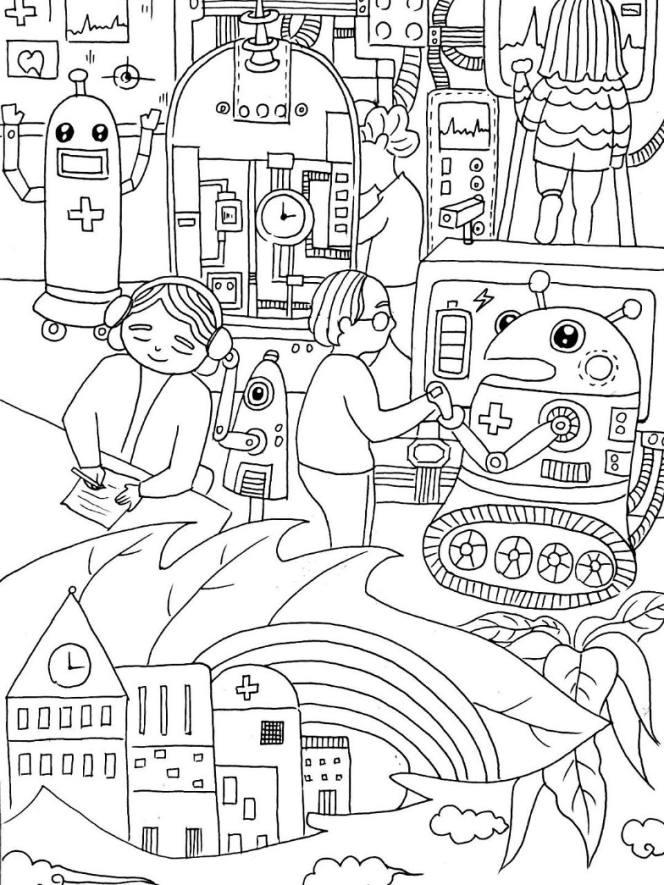 已参赛 可参考 #科幻画