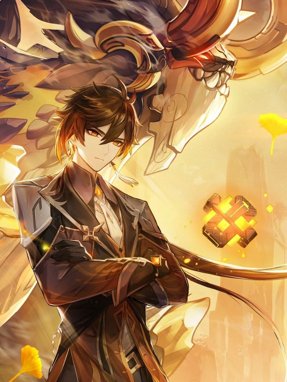 原神7815钟离壁纸78 就问帝君谁不爱啊!