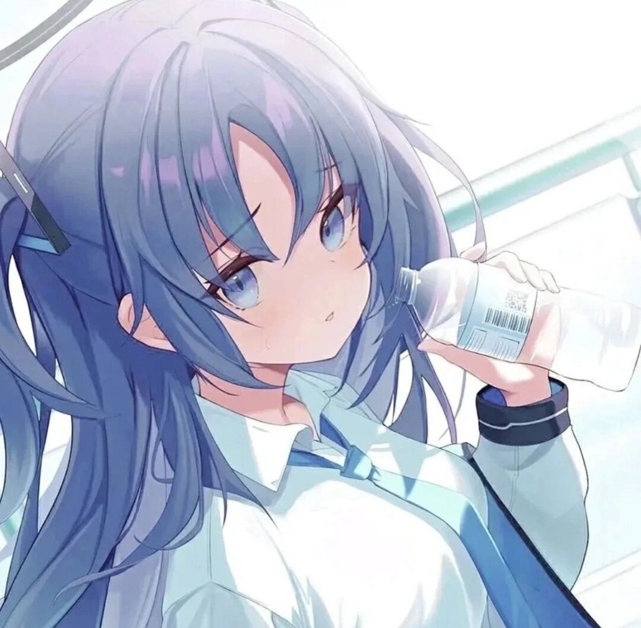 91蓝色动漫女头90 #陌der专属话题# #蓝色系动漫女头