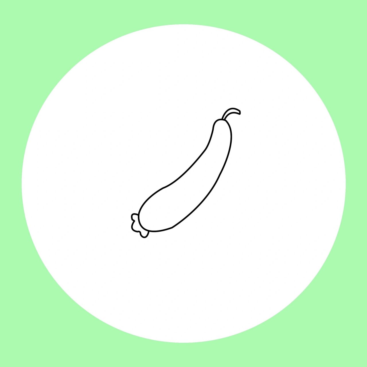 简笔画教程分享一蔬菜系列(黄瓜) 简笔画教程分享一蔬菜系列(黄瓜)