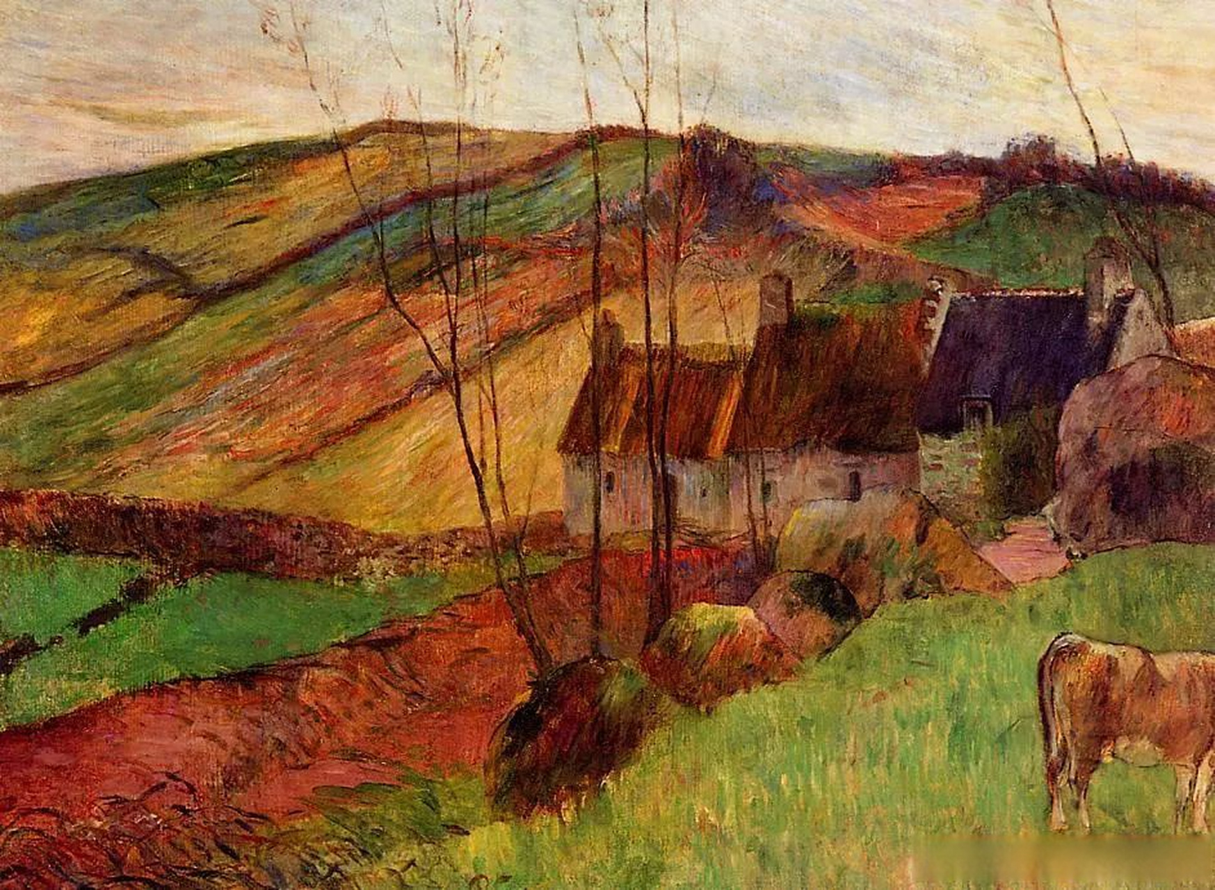 【 保罗·高更油画作品 】  每个人心中都有梦,最勇敢的莫过于去新的