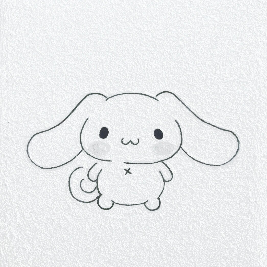 零基础简笔画教程|玉桂狗