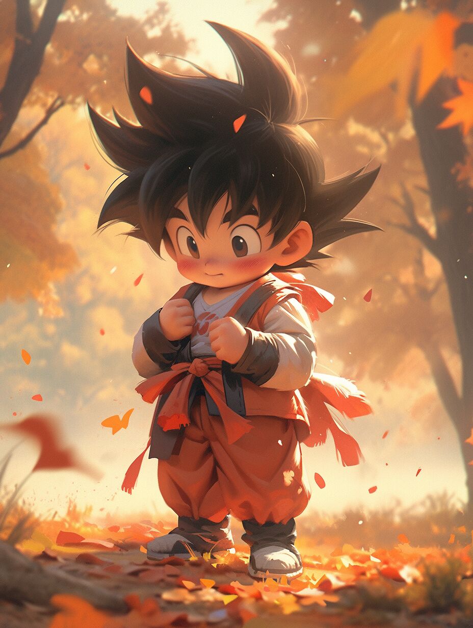 q版龙珠,修行的悟空