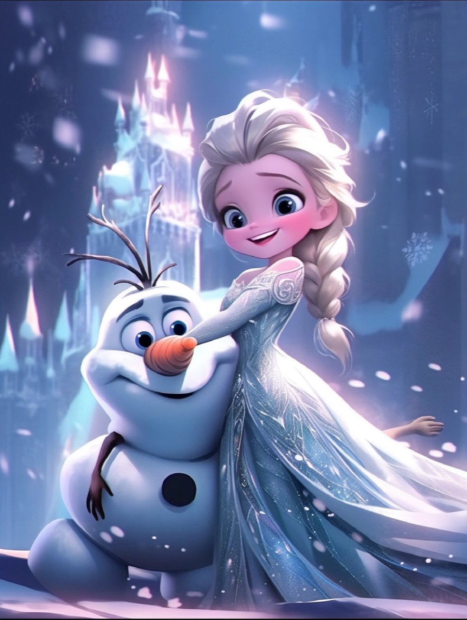 迪士尼公主 是否还记得电影《冰雪奇缘》中的主角爱莎公主?