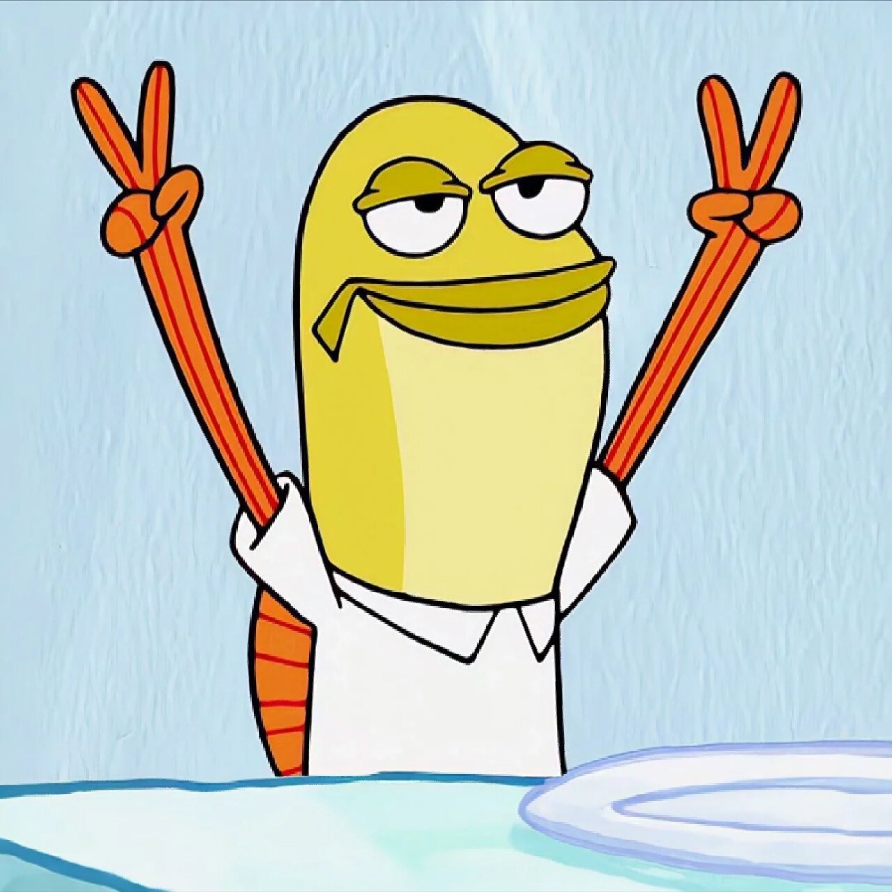 海绵宝宝沙雕搞怪头像——比奇堡拽姐90 和各位活力居民