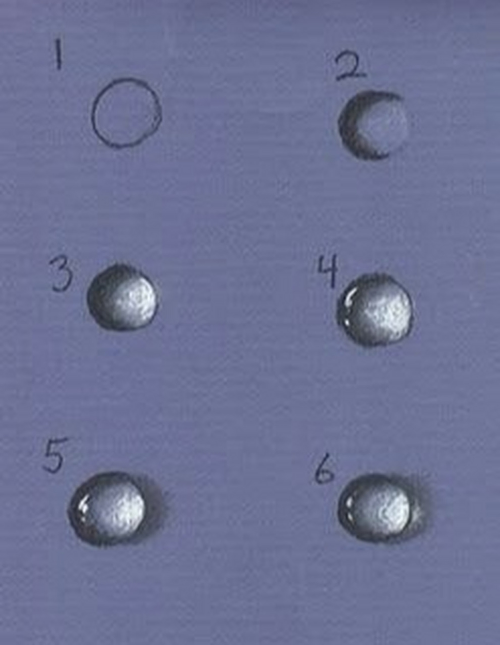 水滴画法步骤 #画画