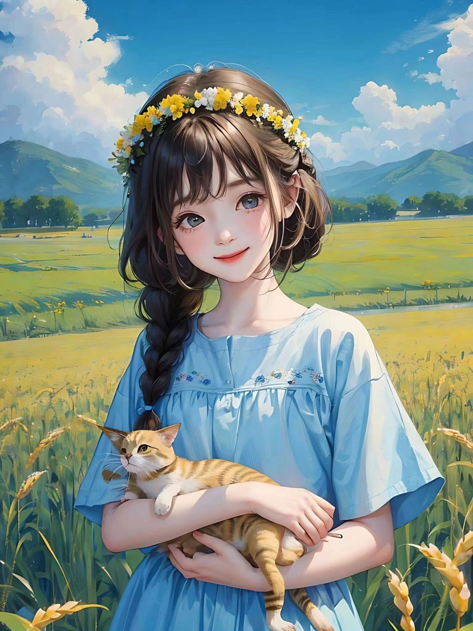 美丽心情 田园风光 动漫头像