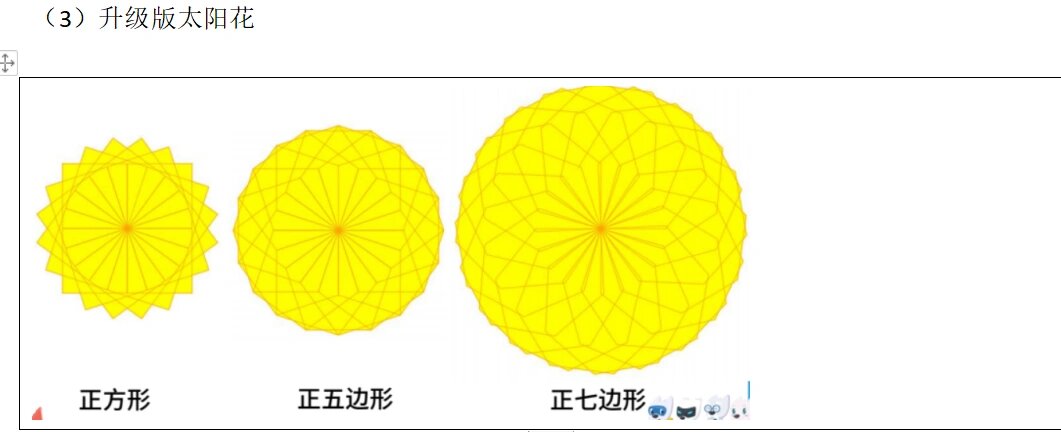 python编程画太阳花7715