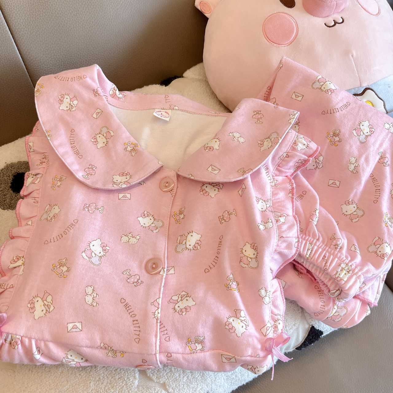 holler 太好看啦~放假宅家必备单品哦 纯棉面料颜色也太加分了一整个