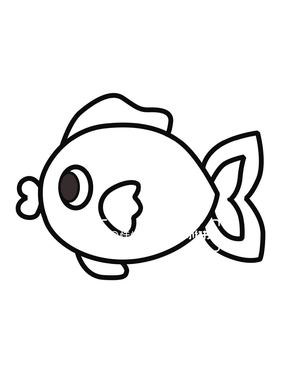 96海底世界简笔画 | 好多鱼95合集 这个夏天给女儿又整了一波可爱