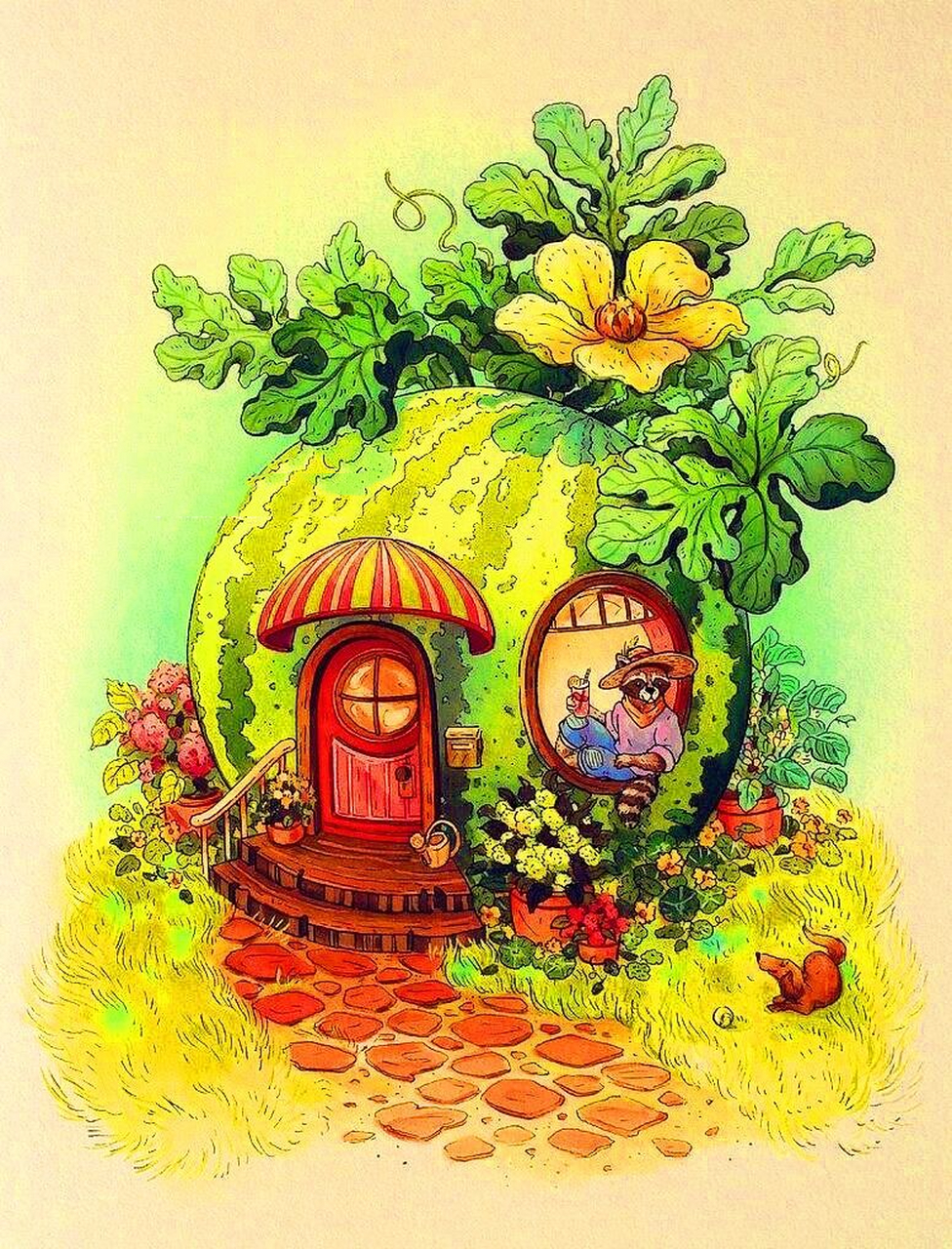 儿童画开脑洞素材96奇思妙想创意房子 可临摹可借鉴脑洞大开的创意