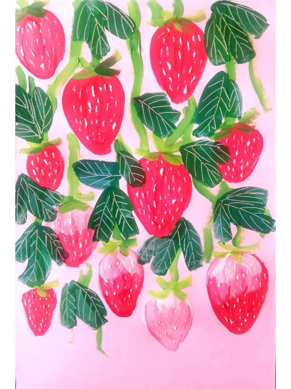 同类色学习之画草莓91