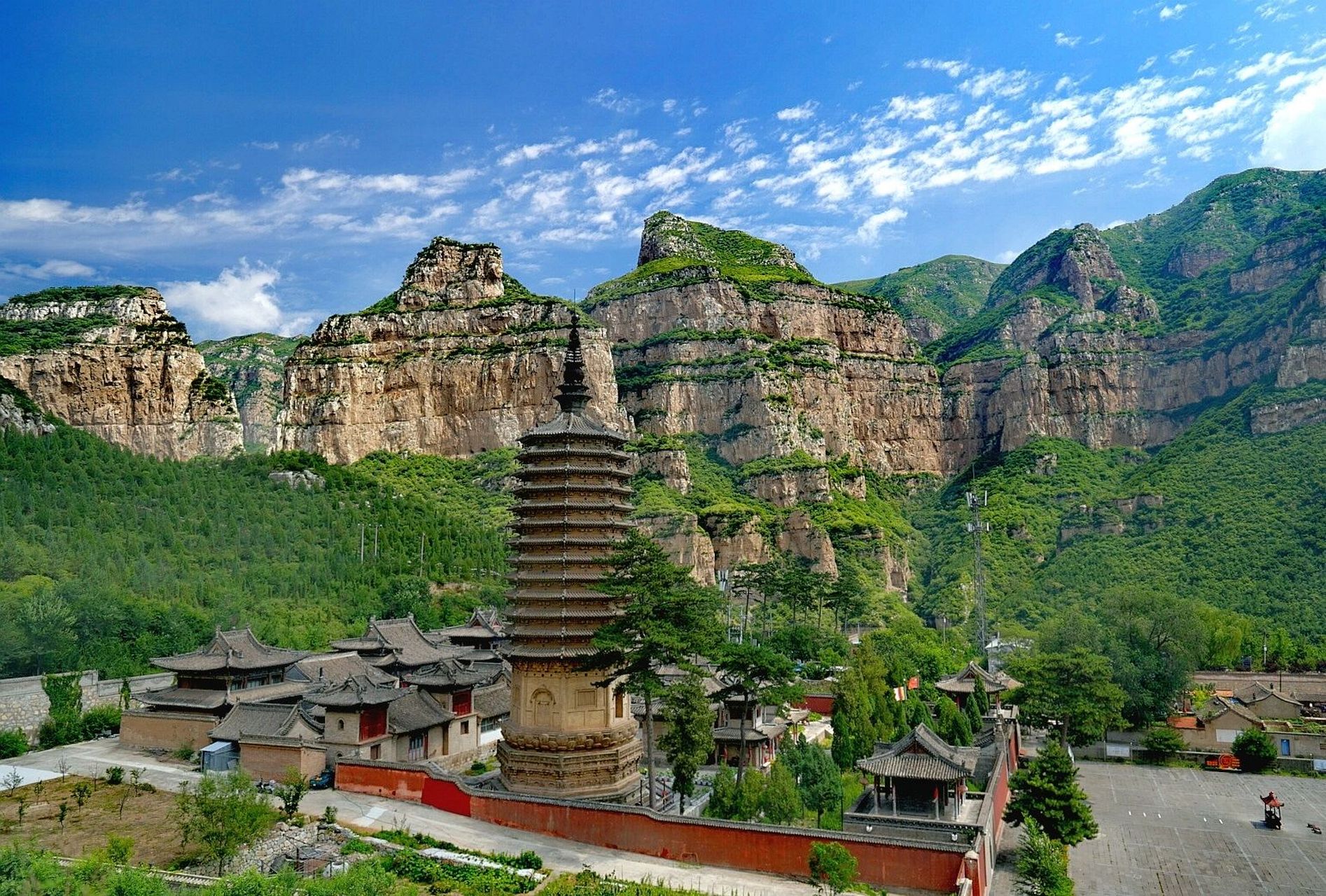 2023晋北游 — 觉山寺 灵丘县的"觉山寺",觉山寺是北魏孝文帝拓跋宏
