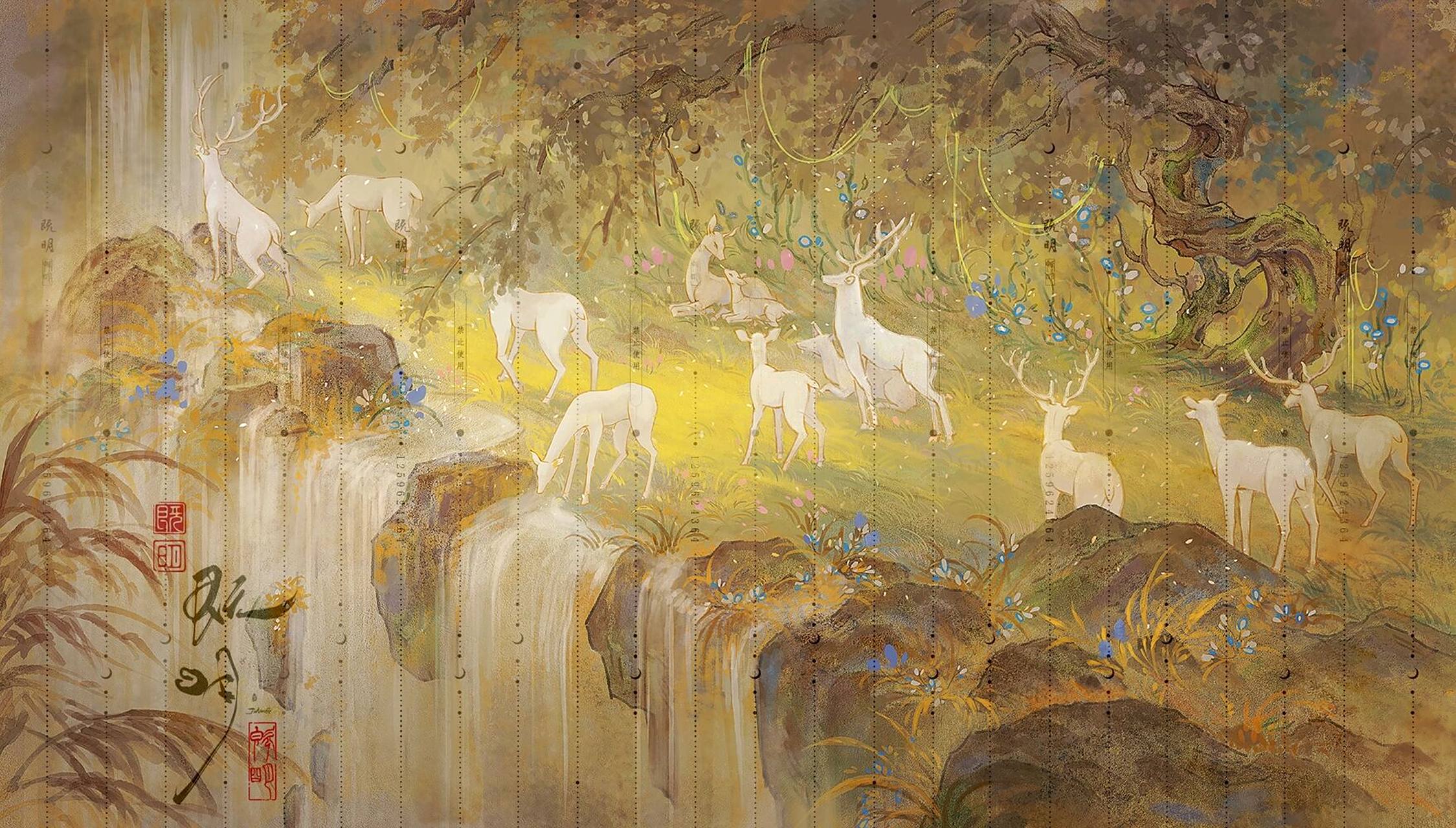 春秋61鹿鸣 呦呦鹿鸣 食野之苹 我有嘉宾 鼓瑟吹笙