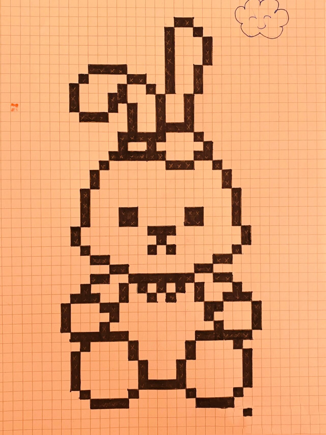 爱上像素画54|可爱的星黛露 b5网格本 临摹非原创