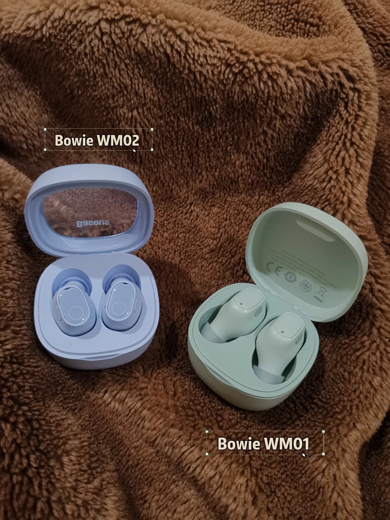 baseus倍思 bowie wm01 & wm02