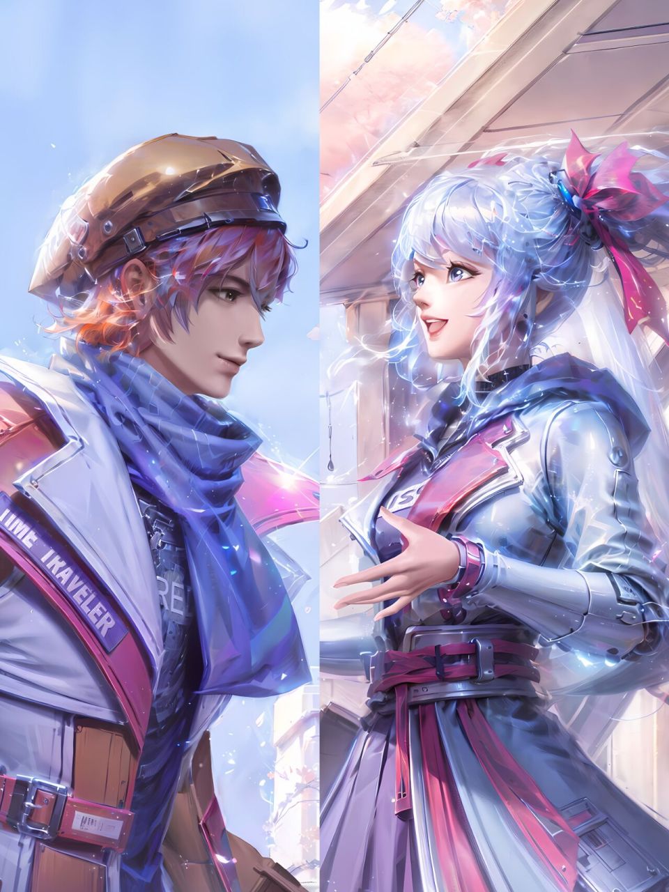 刘备孙尚香时之羁绊星元皮肤 真不错