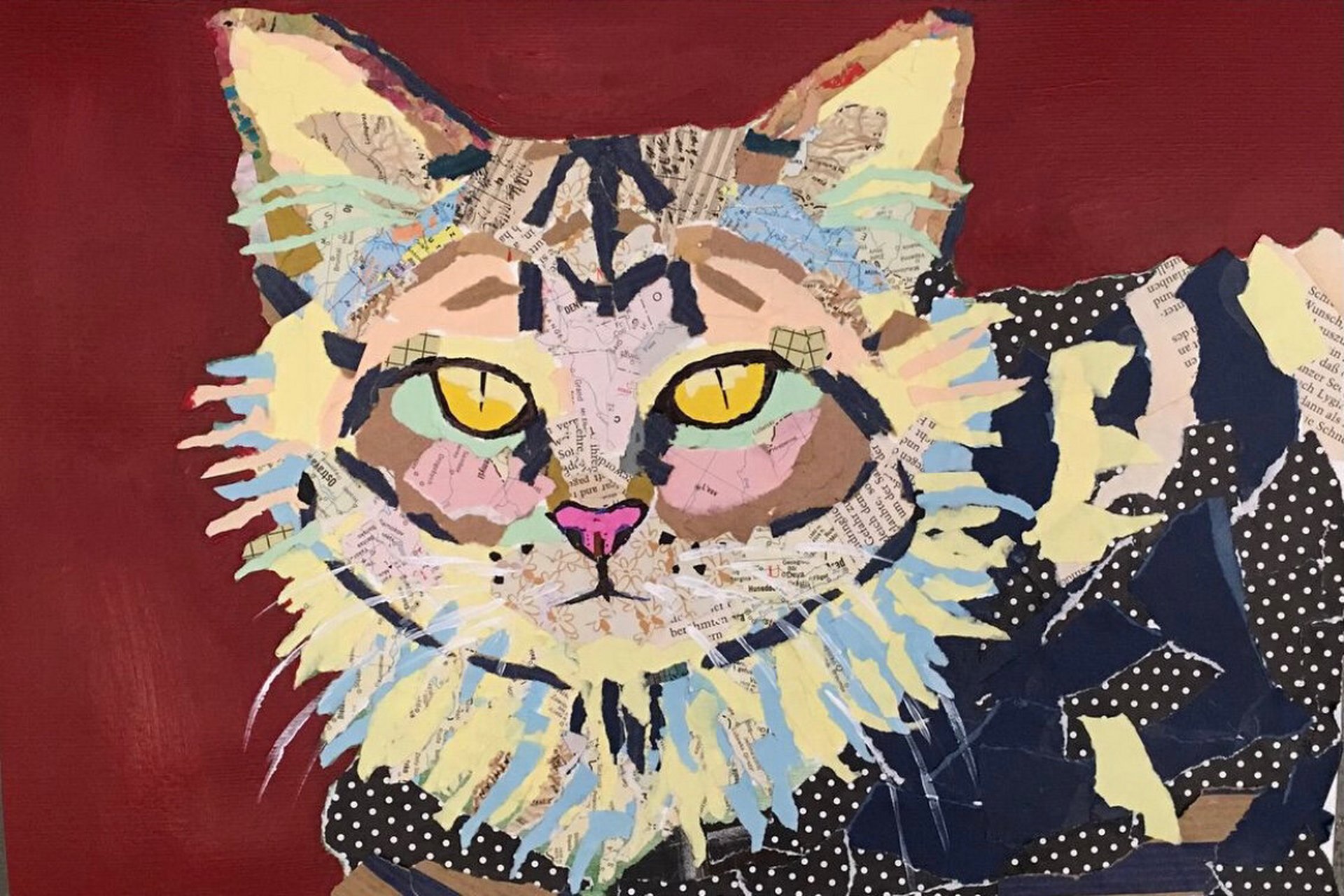 趣玩创意报纸拼贴画之动物朋友 cu:art room britt