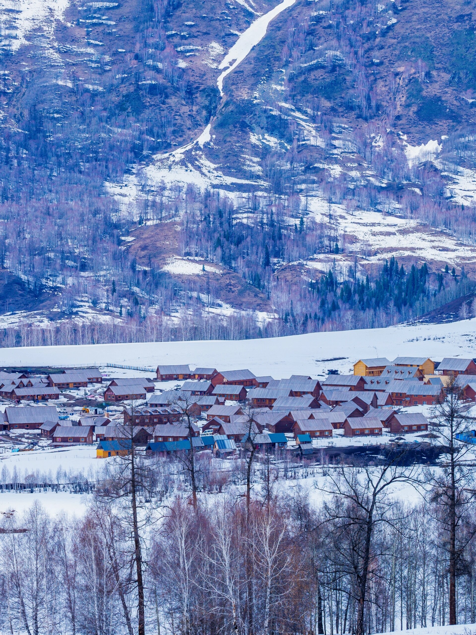 景阿勒泰冰雪旅游禾木村雪景照片高清大图禾木冬季季最美图片新疆寒冬