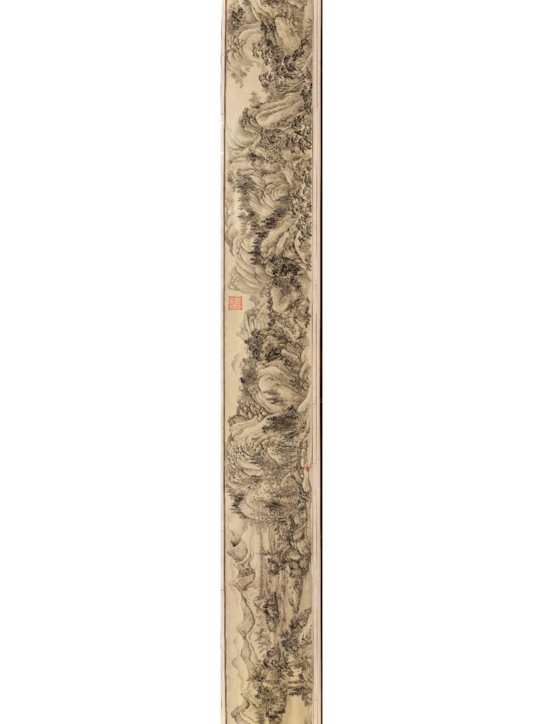 上博东馆最长的画:王翚《重江叠嶂图》全览