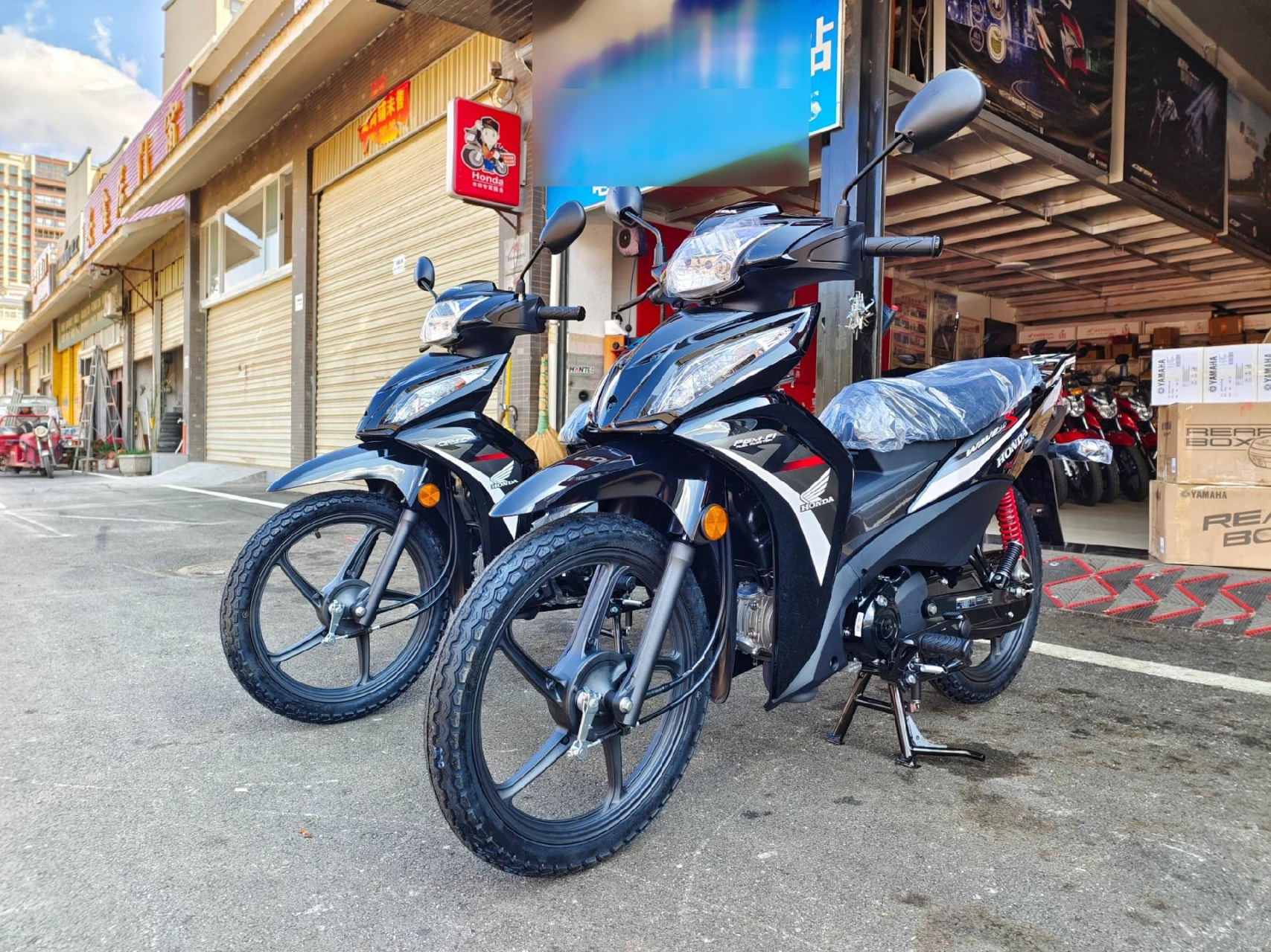 新大洲本田110弯梁车.