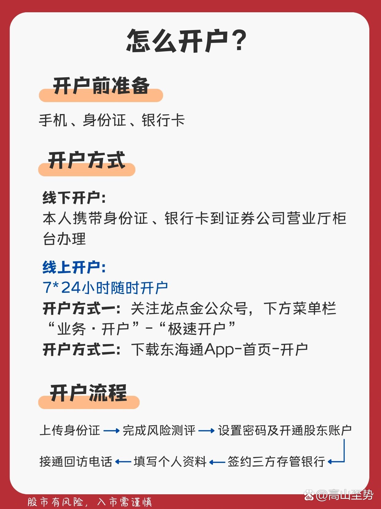 开户前刷到就好了