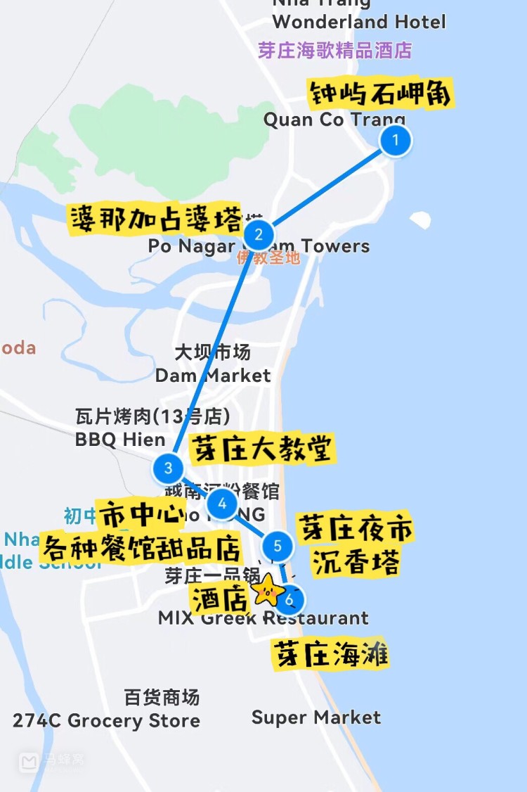 芽庄自由行99沿着海岸线建立的城市