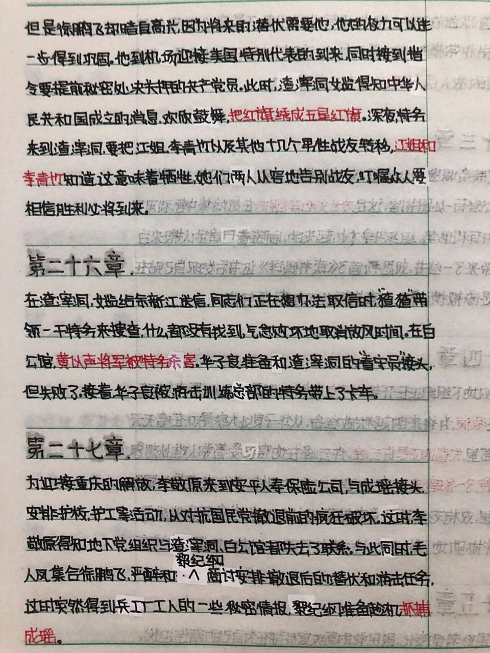 《红岩》第25-30章主要内容  完结啦