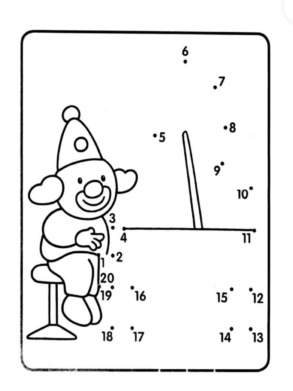 幼儿园控笔连线|数字1-20 幼儿园小班中班大班可用,数字控笔连线.