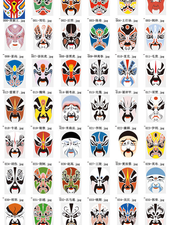 少儿创意画之川剧脸谱