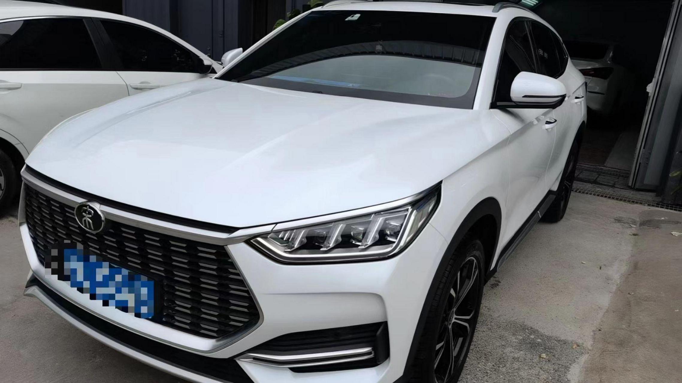 比亚迪  宋plus 珍珠白全车外观翻新  标准工艺流程 高端耗材