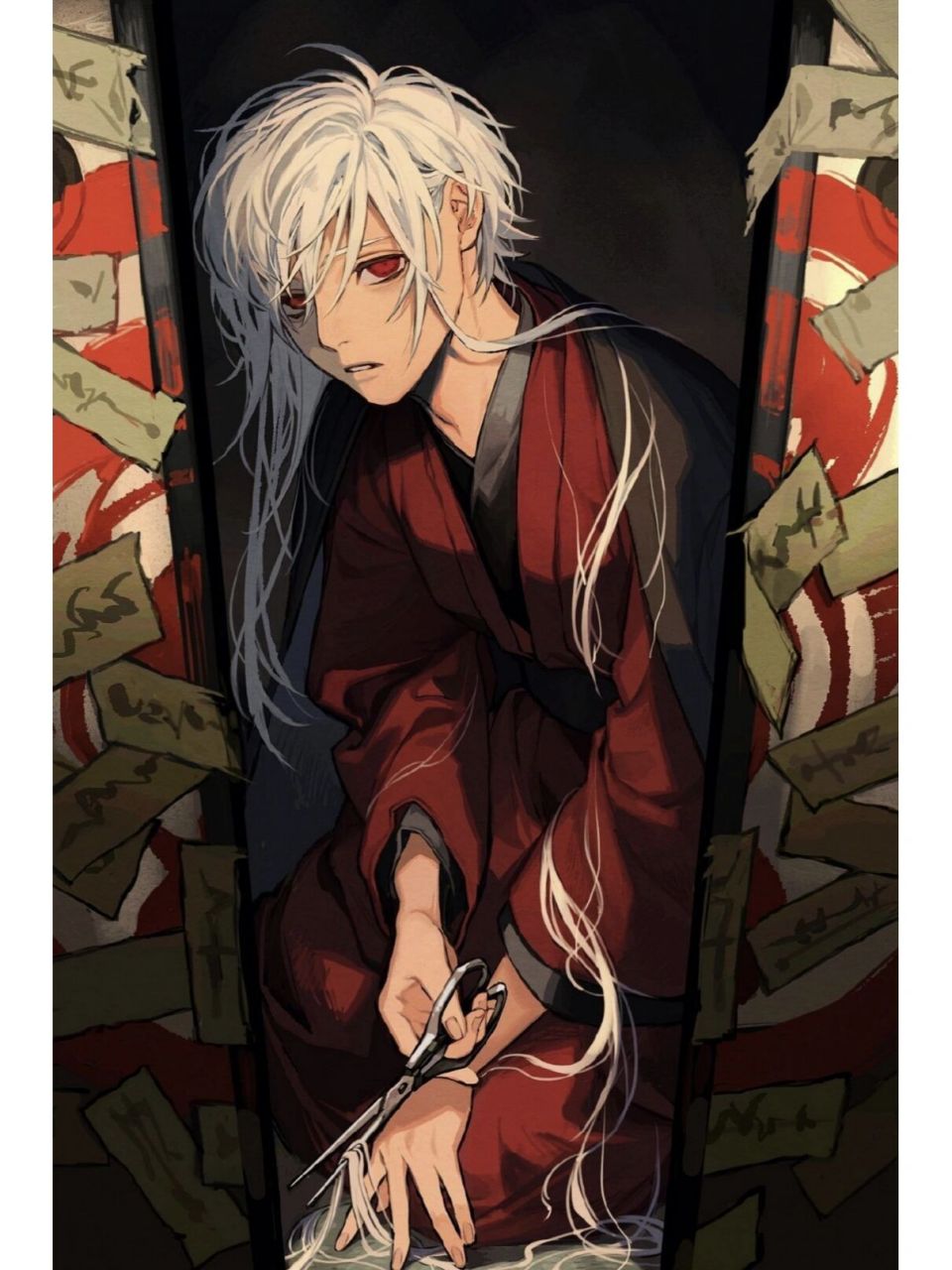 动漫人物插画分享 这画风太好看了 炫酷画风少年卡通动漫插画头像壁纸