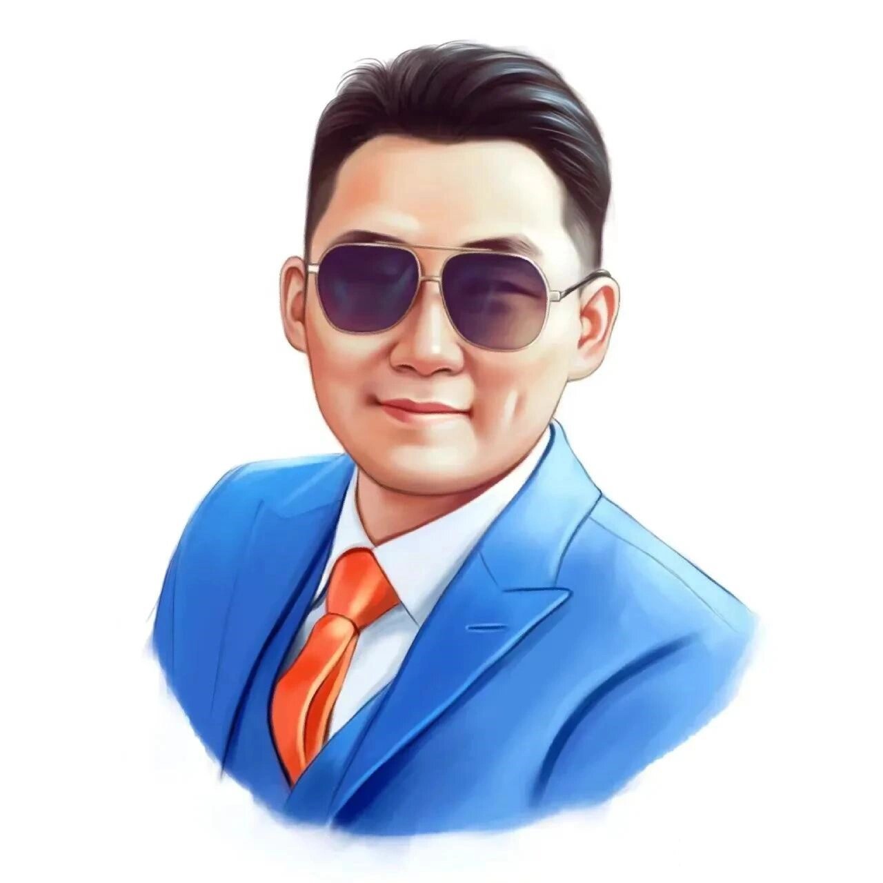 沉稳冷静的手绘头像 做独一无二的自己 成熟气质的手绘写实头像 高级