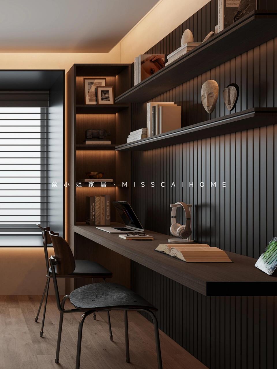 76独立书房,安静不受干扰,更有利于工作和学习 · 77书房布局