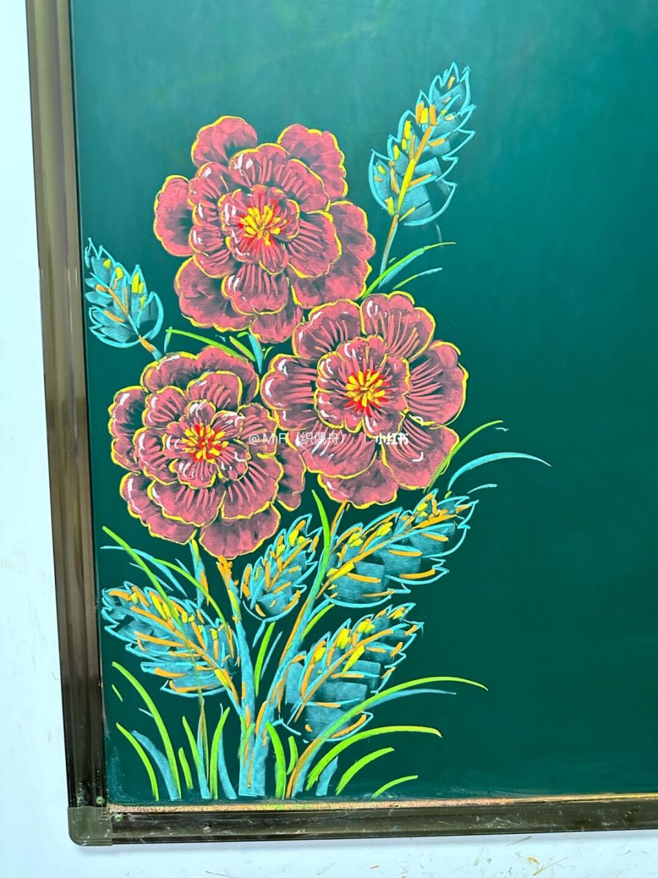 花啊花#日常碎片plog#粉笔画#黑板报素材#黑板报#绘画