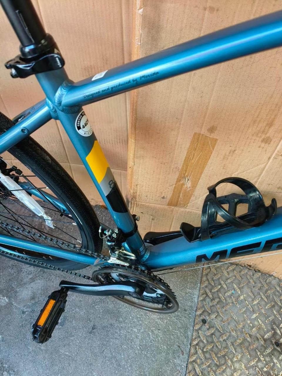 美利达克罗威80,双碟刹21速,车架44cm,轮组700c