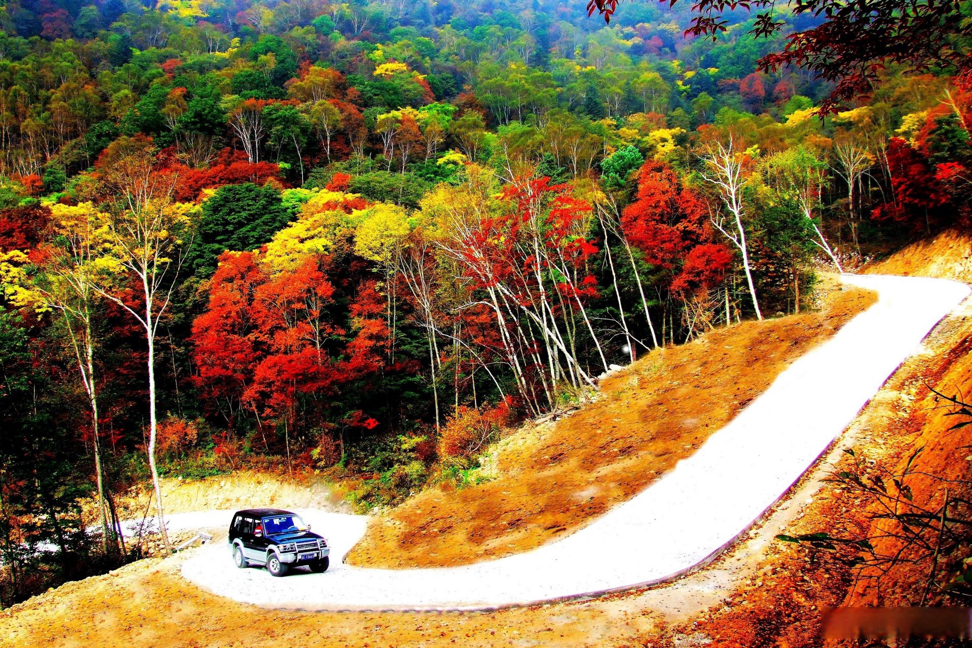 吉林通化,集安五女峰秋色.