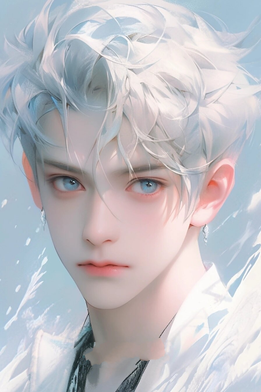 白发帅哥 | 高级 冷色 仙气