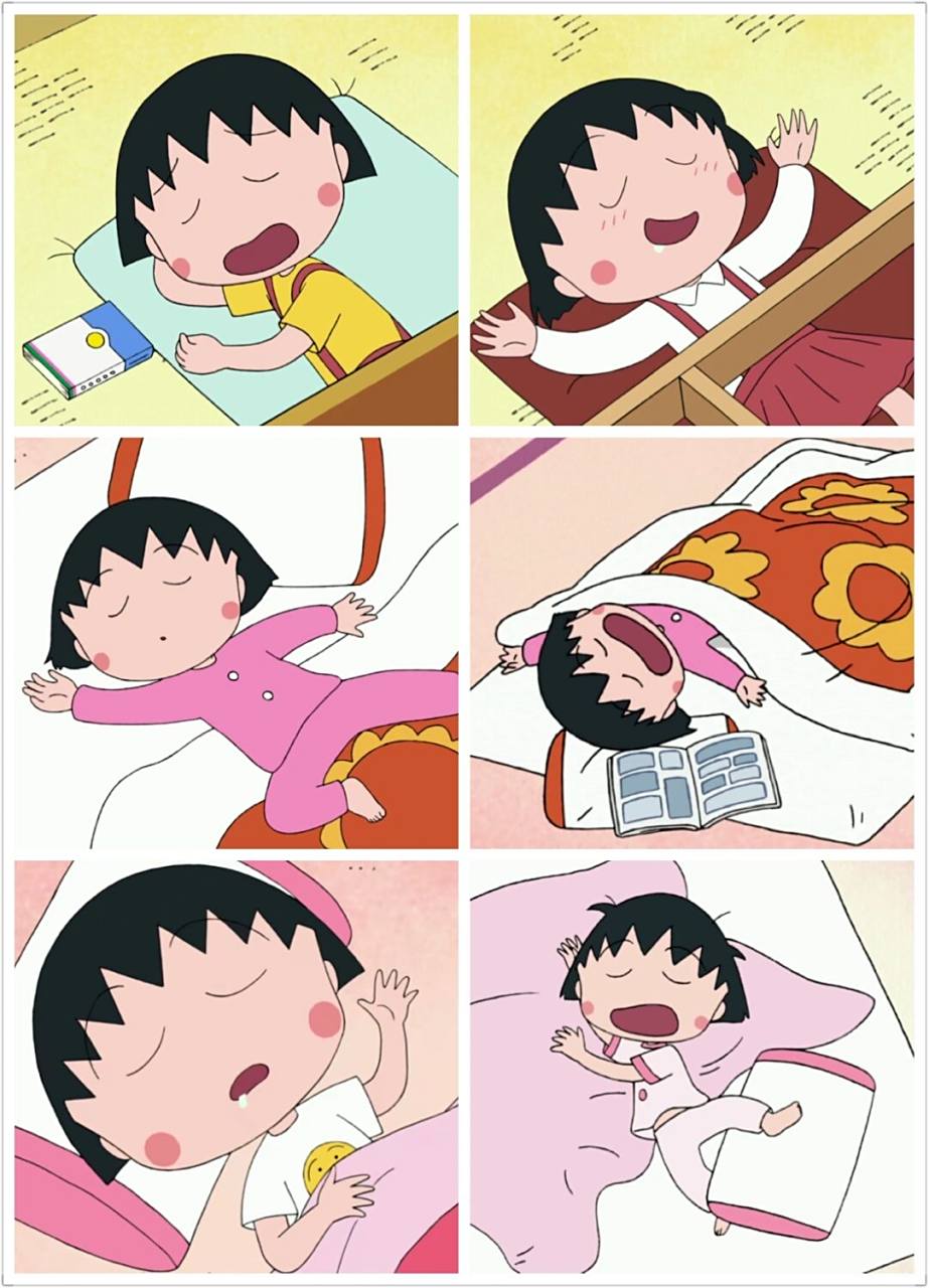 小丸子睡姿大赏07 主打一个放荡不羁的自由灵魂01