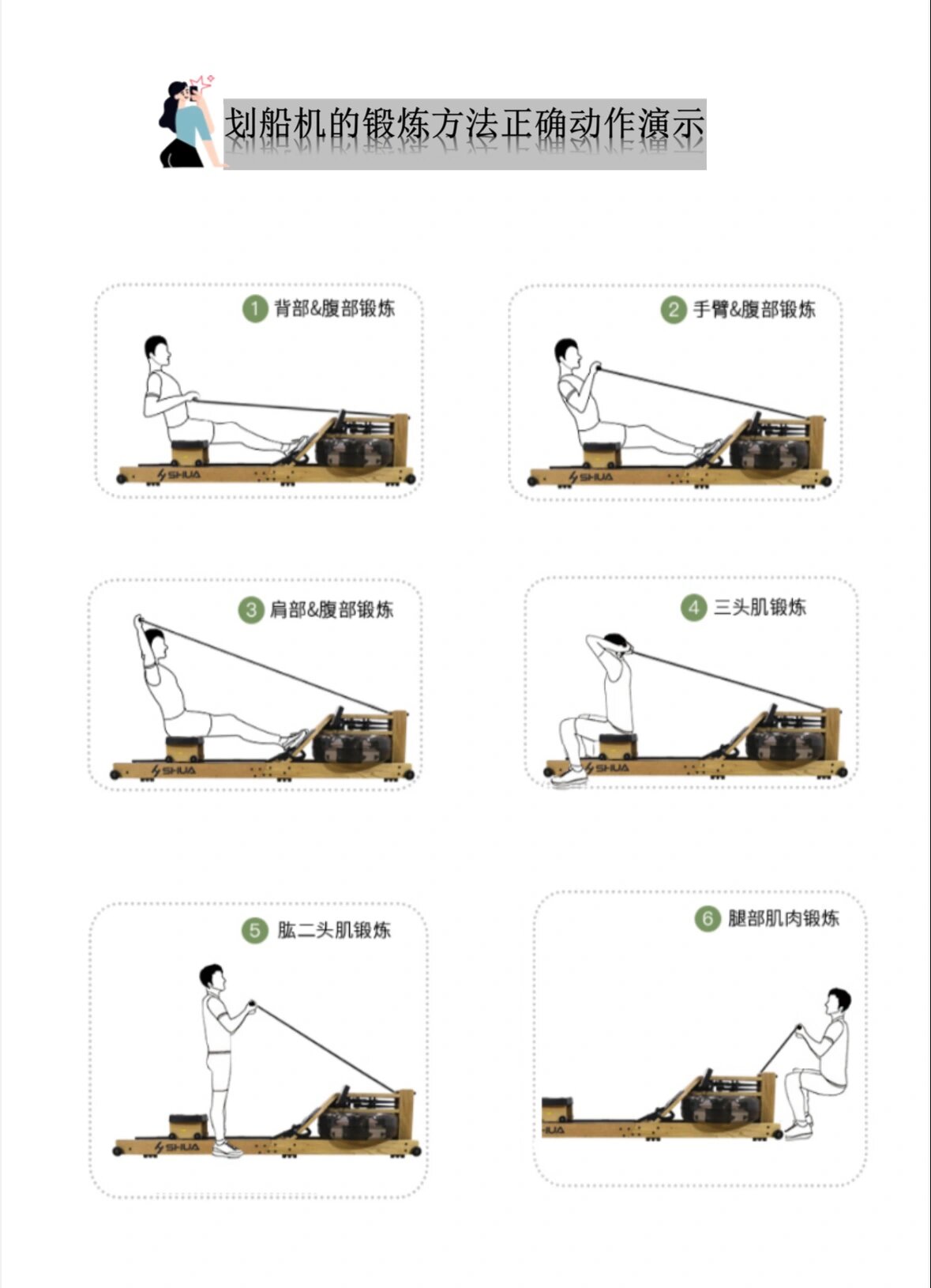 划船器正确姿势图片